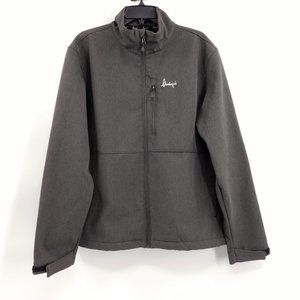 SLUMBERJACK Jacket Men's L Charcoal Explorer Soft‎ Shell Rain Repellent